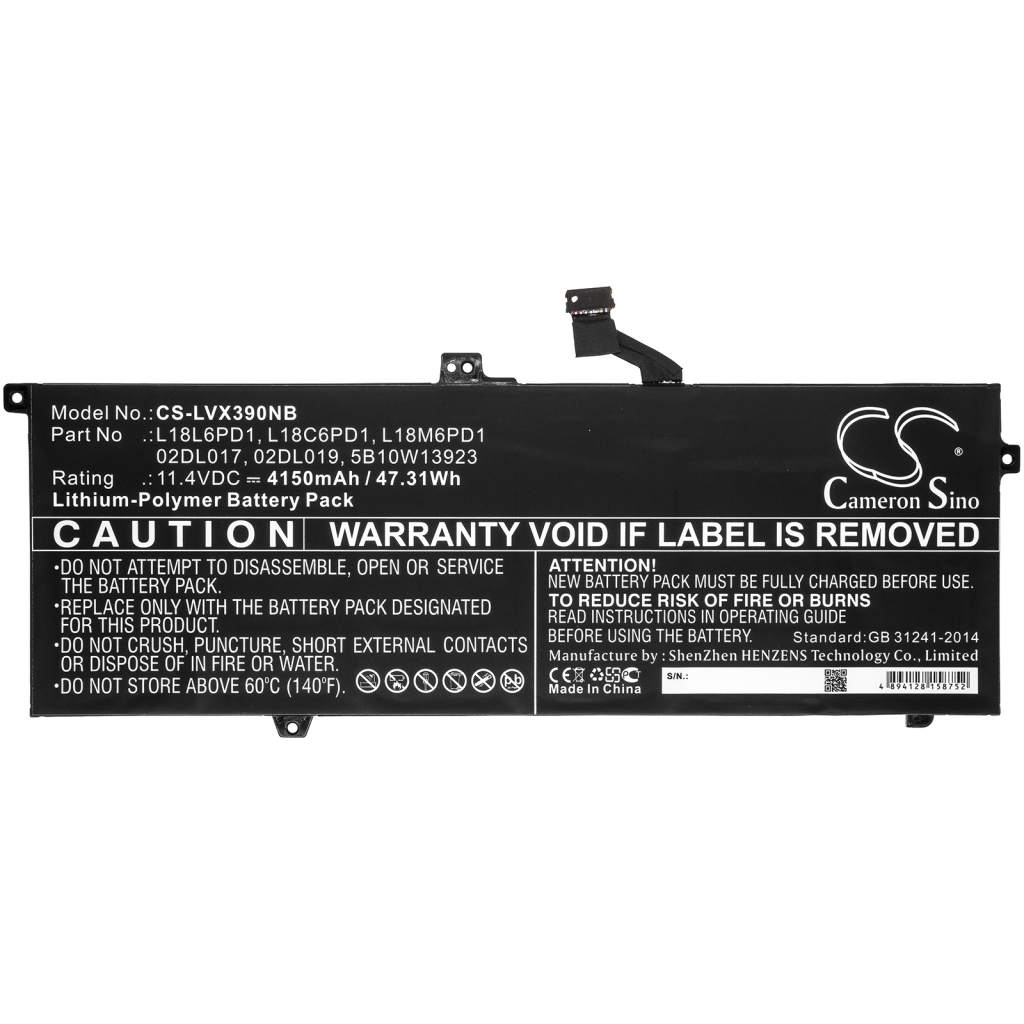 Batterij Vervangt SB10K97657