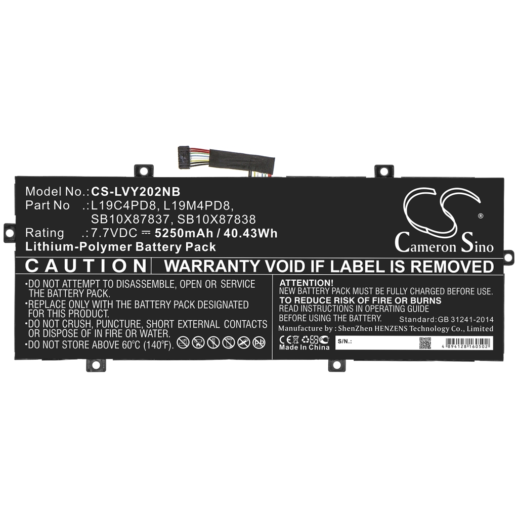 Batterij Vervangt SB10X87838