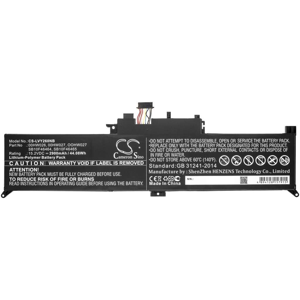 Batterij Vervangt SB10F46464