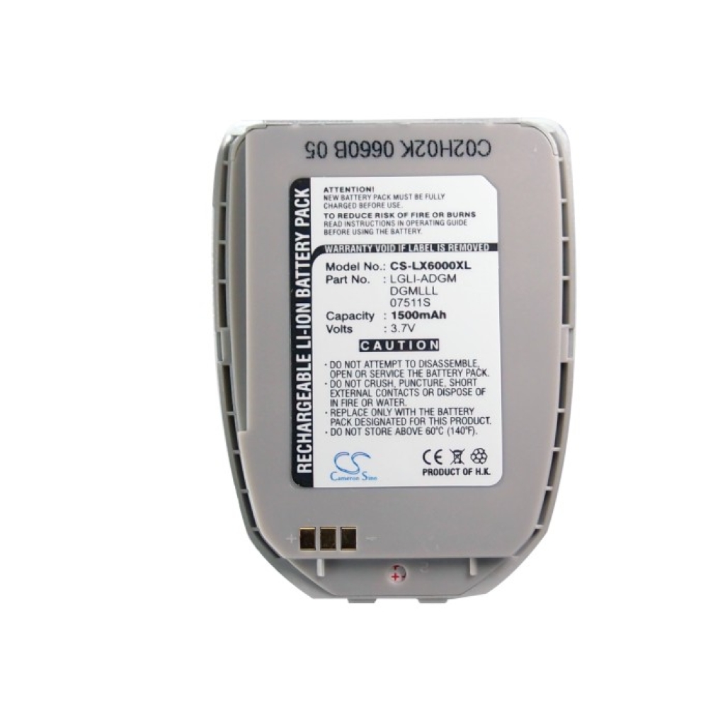 Batterij compatibel met LG CS-LX6000XL