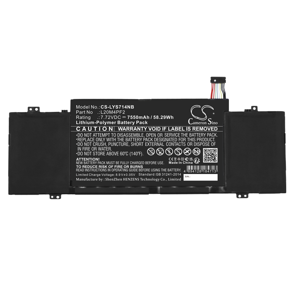 Batterij Vervangt L20M4PF2