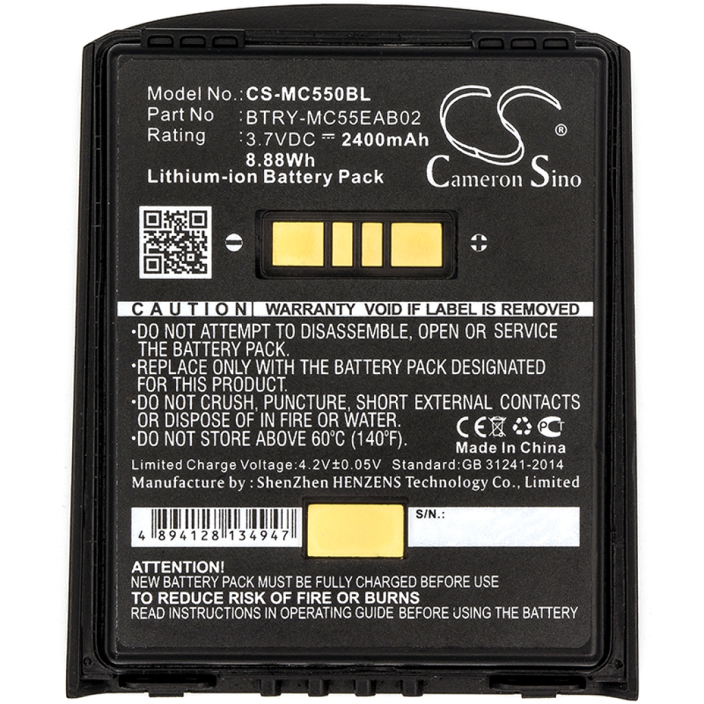 Batterij barcode, scanner Symbol MC55A0
