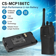 Compatibele batterijvervanging voor Motorola MNN4254AR,NNTN4496,NNTN4496AR,NNTN4497,NNTN4497A...