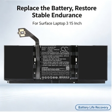 Compatibele batterijvervanging voor Microsoft G3HTA057H