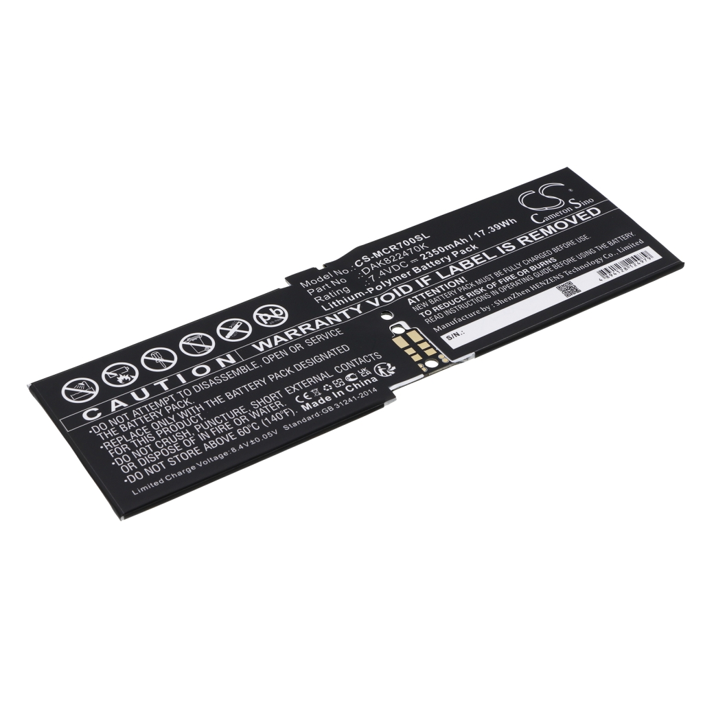 Batterij Vervangt G3HTA045H