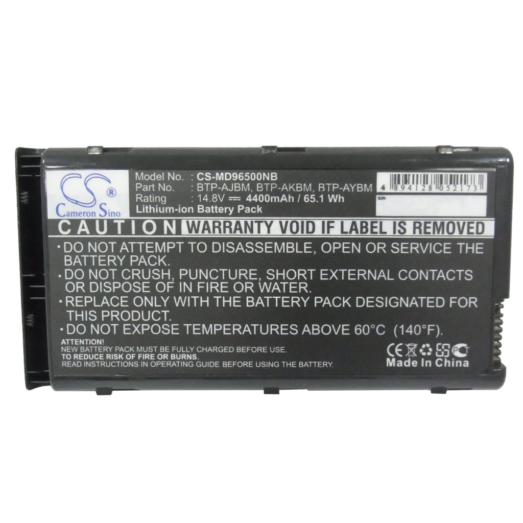 Batterij compatibel met Medion CS-MD96500NB