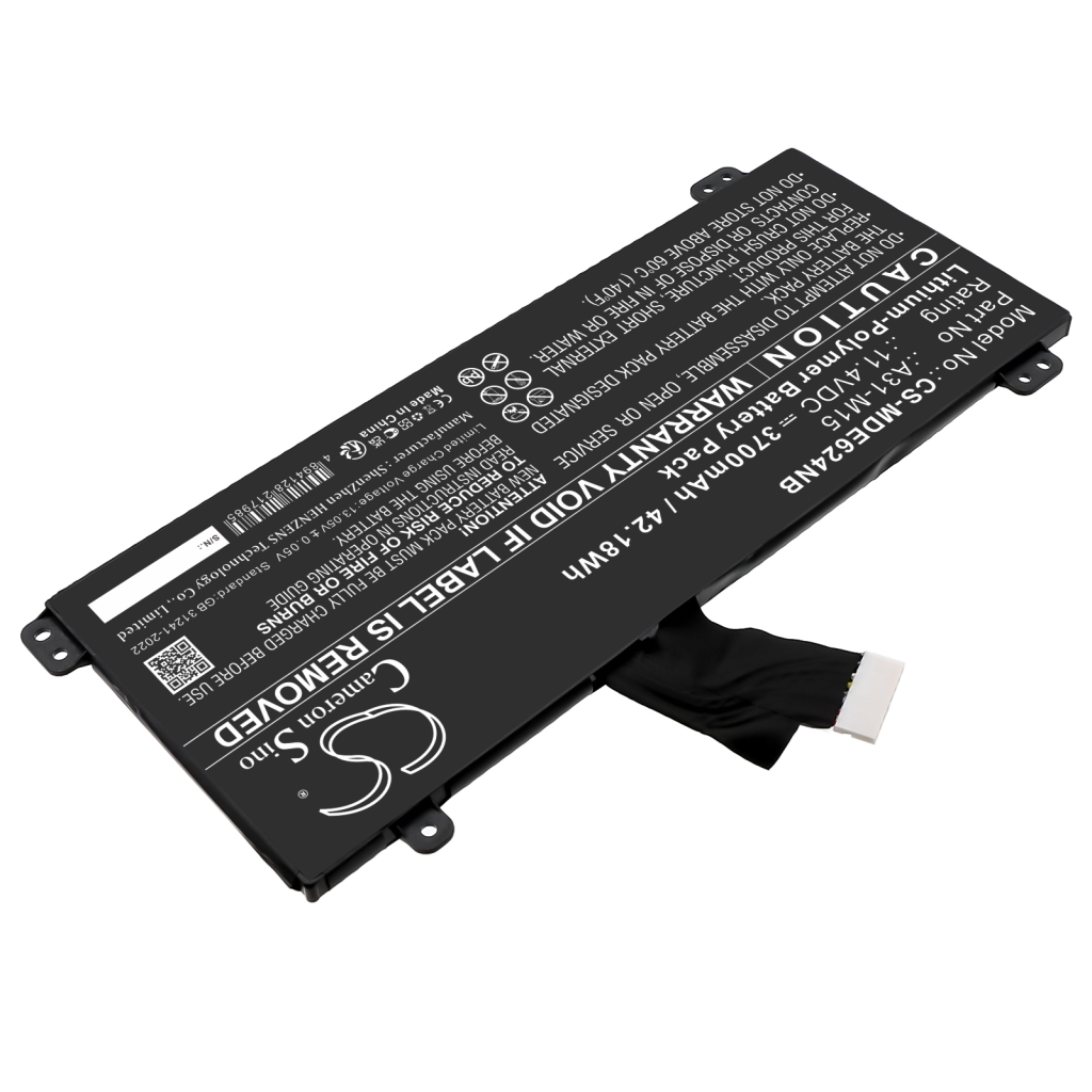Notebook batterij Medion CS-MDE624NB