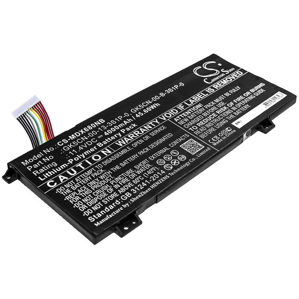 Notebook batterij Machenike CS-MDX680NB