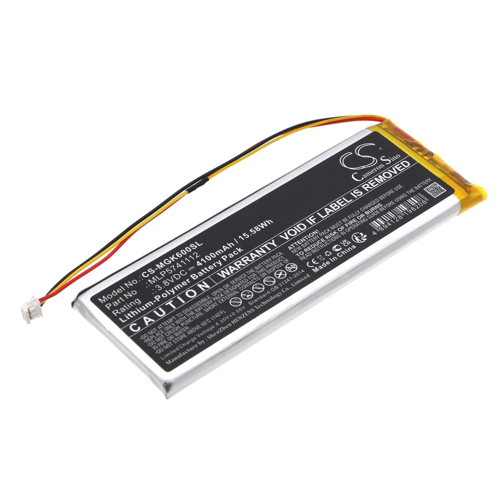 Batterij Vervangt MLP5741112