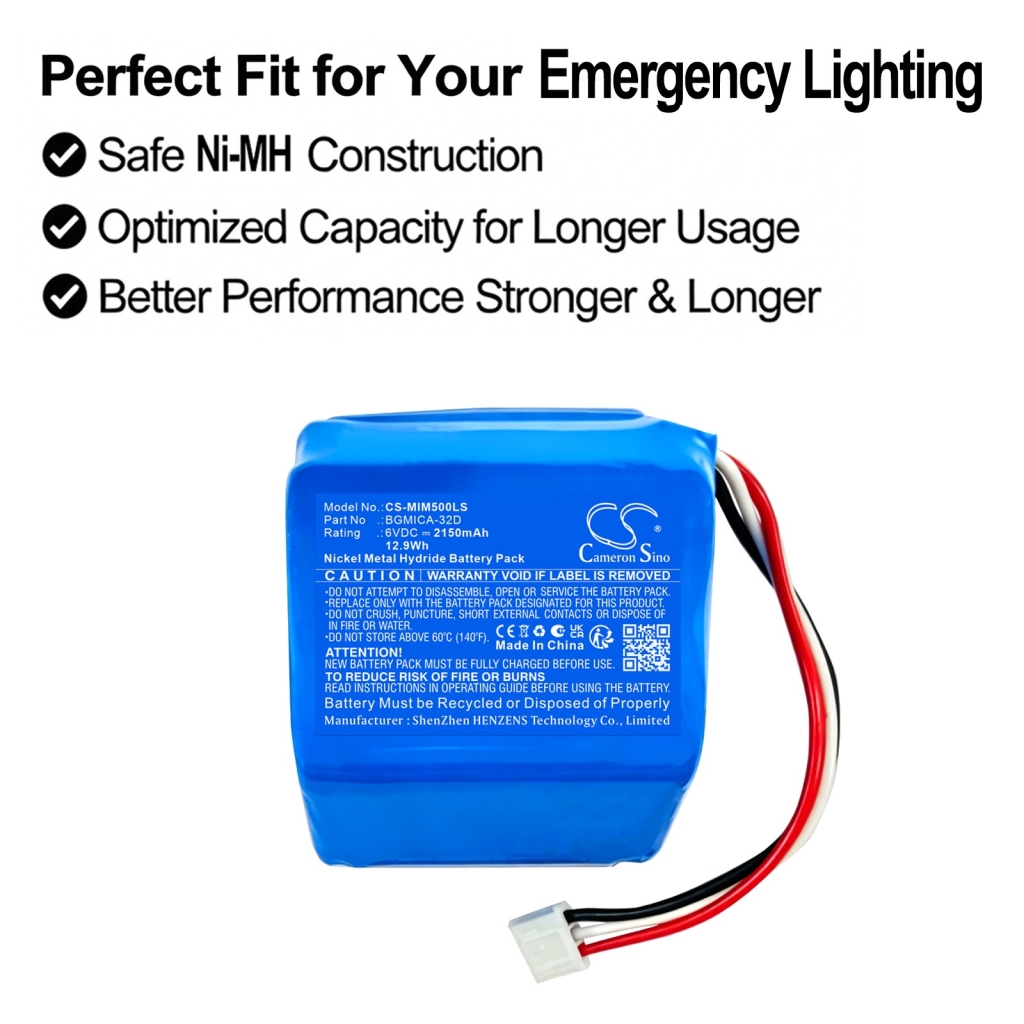 Batterij compatibel met Mica CS-MIM500LS