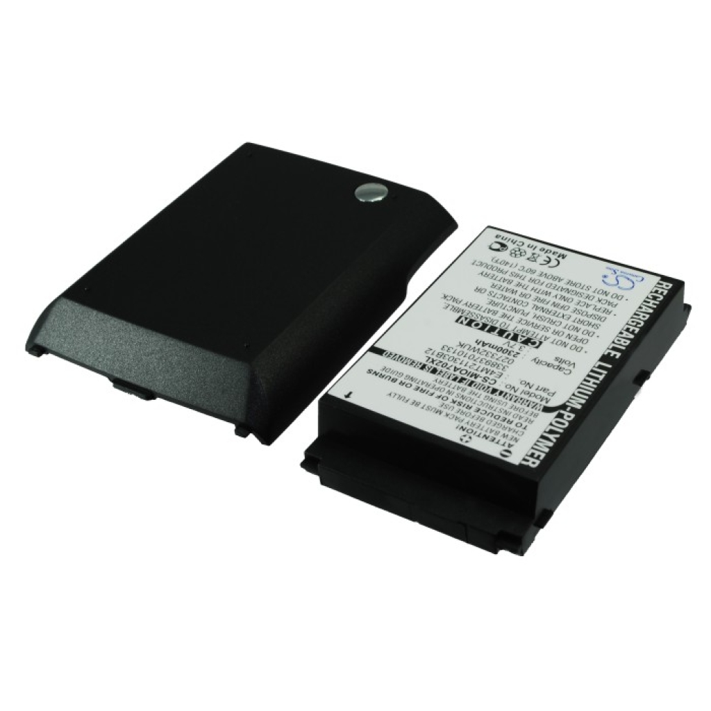 Batterij compatibel met Mitac CS-MIOA702XL