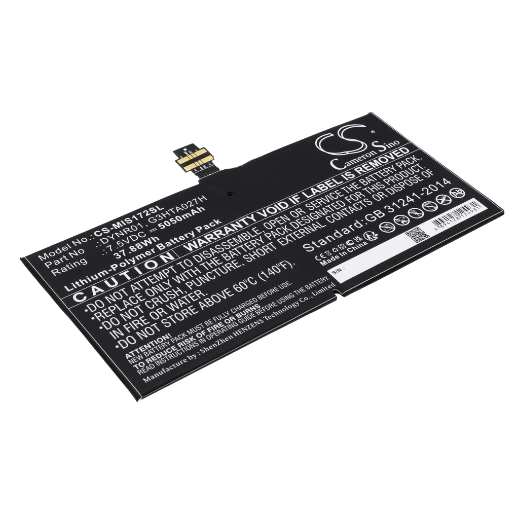 Tablet batterijen Microsoft CS-MIS172SL