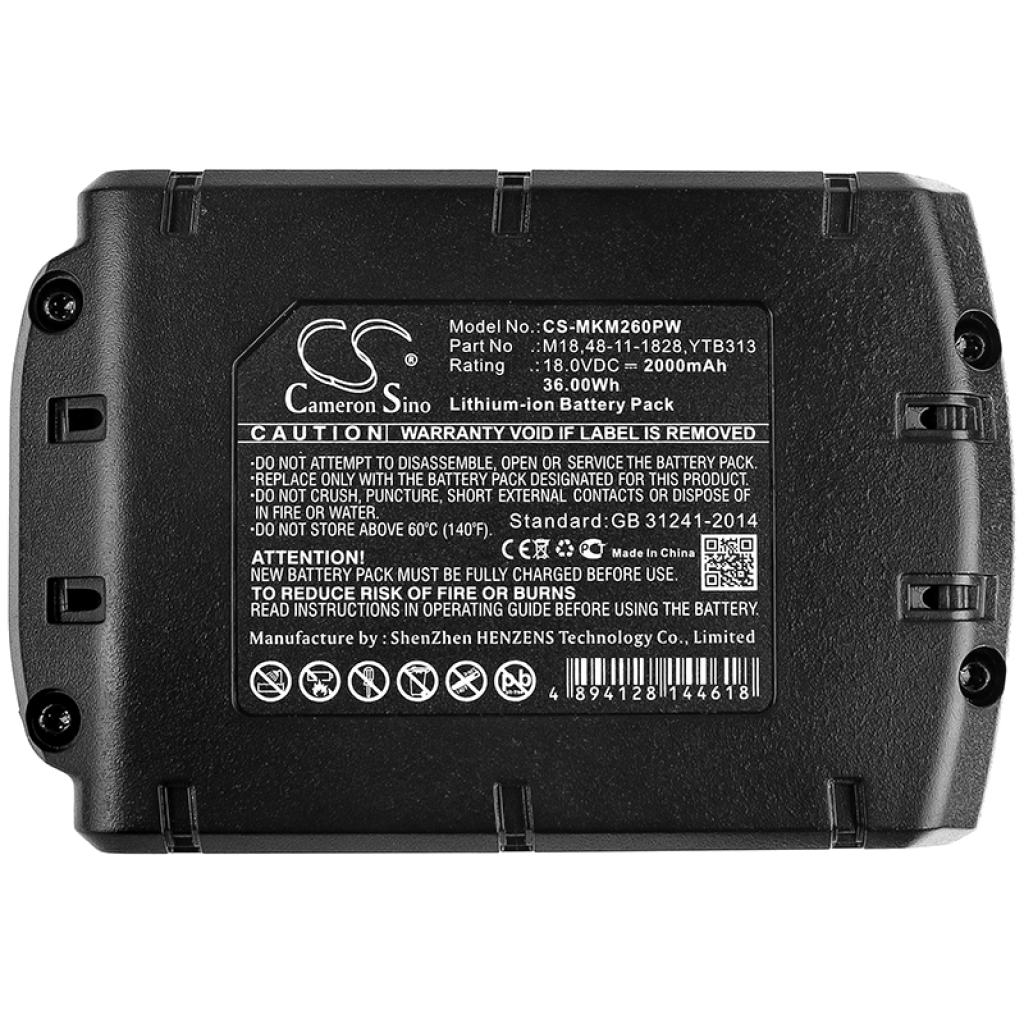 Battery industrial Milwaukee HD18 JSB-402C
