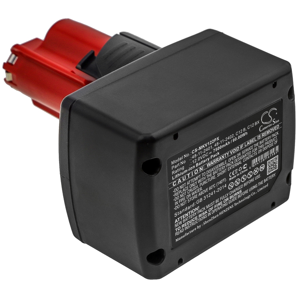 Battery industrial Milwaukee C12 WS