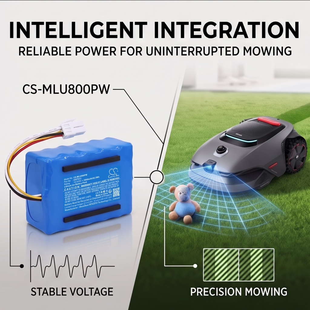 Batterijen compatibel met MOVA LiDAX Ultra 1200 Ultra 1600 Ultra 800 CS-MLU800PW