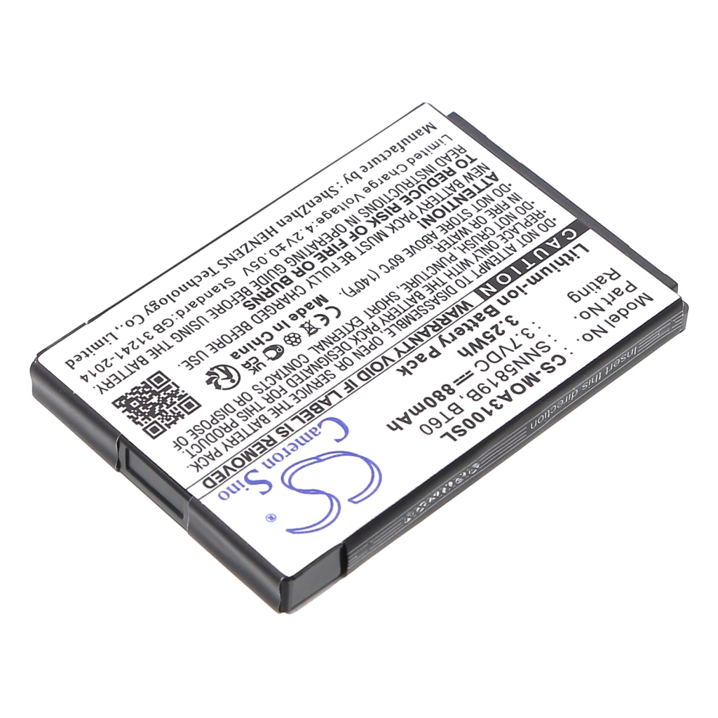 Batterij voor mobiele telefoon Avus CS-MOA3100SL