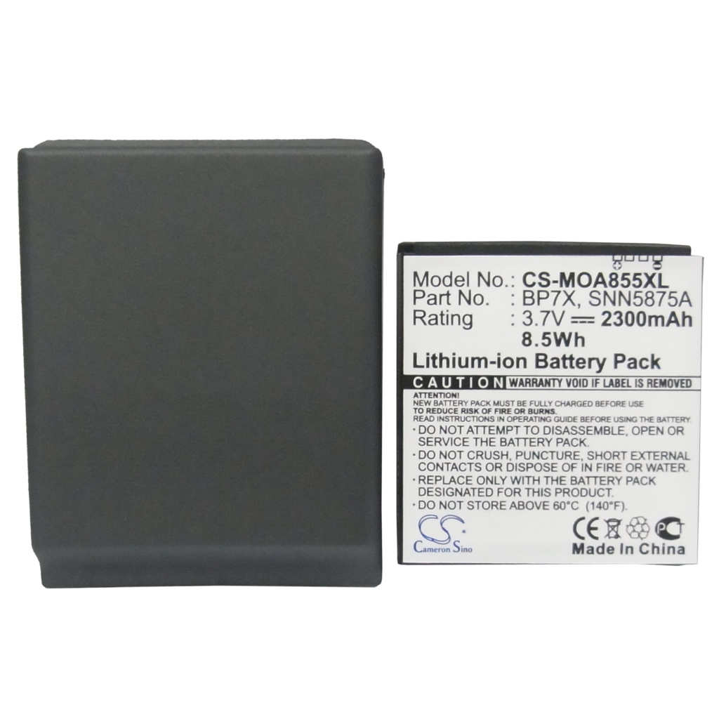 Batterij compatibel met Motorola CS-MOA855XL