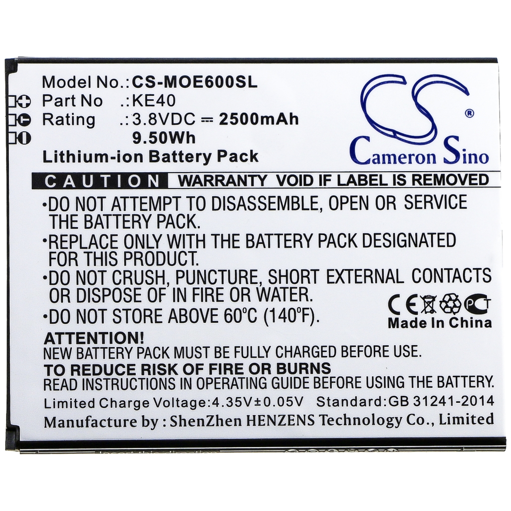 Batterij Vervangt SB18C54512