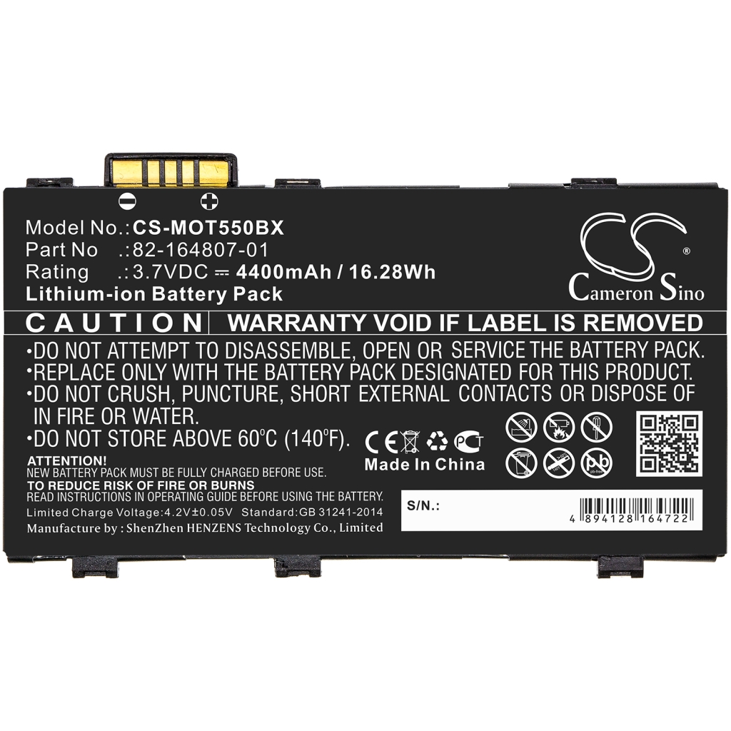 Battery Replaces 82-172087-02