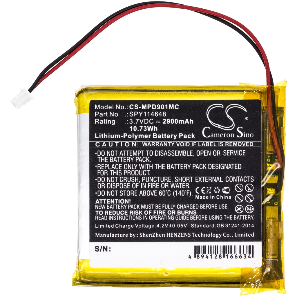 Compatibele batterijvervanging voor Marantz SPY114648