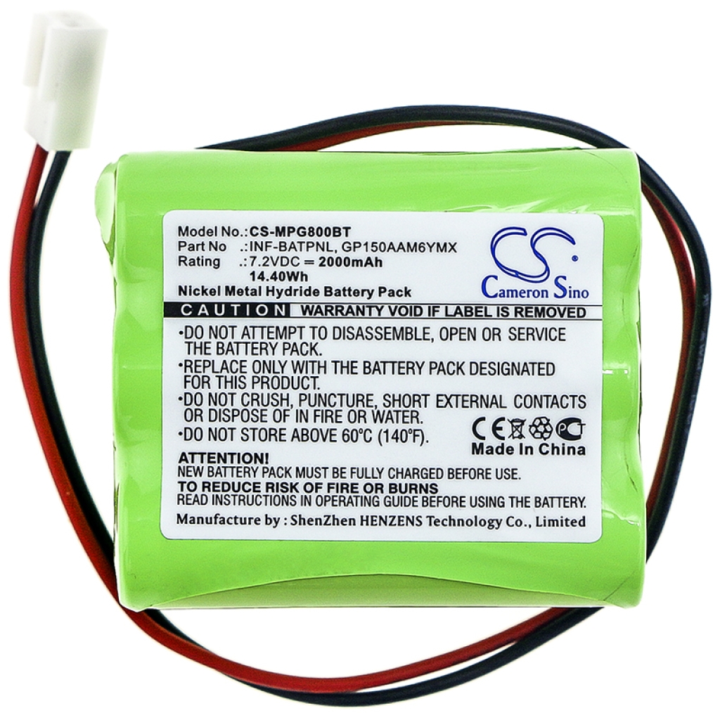 Batterijen Vervangt 11AAAH6YMX