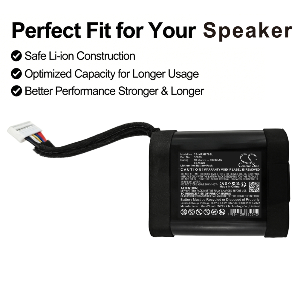 Battery compatible with Marshall