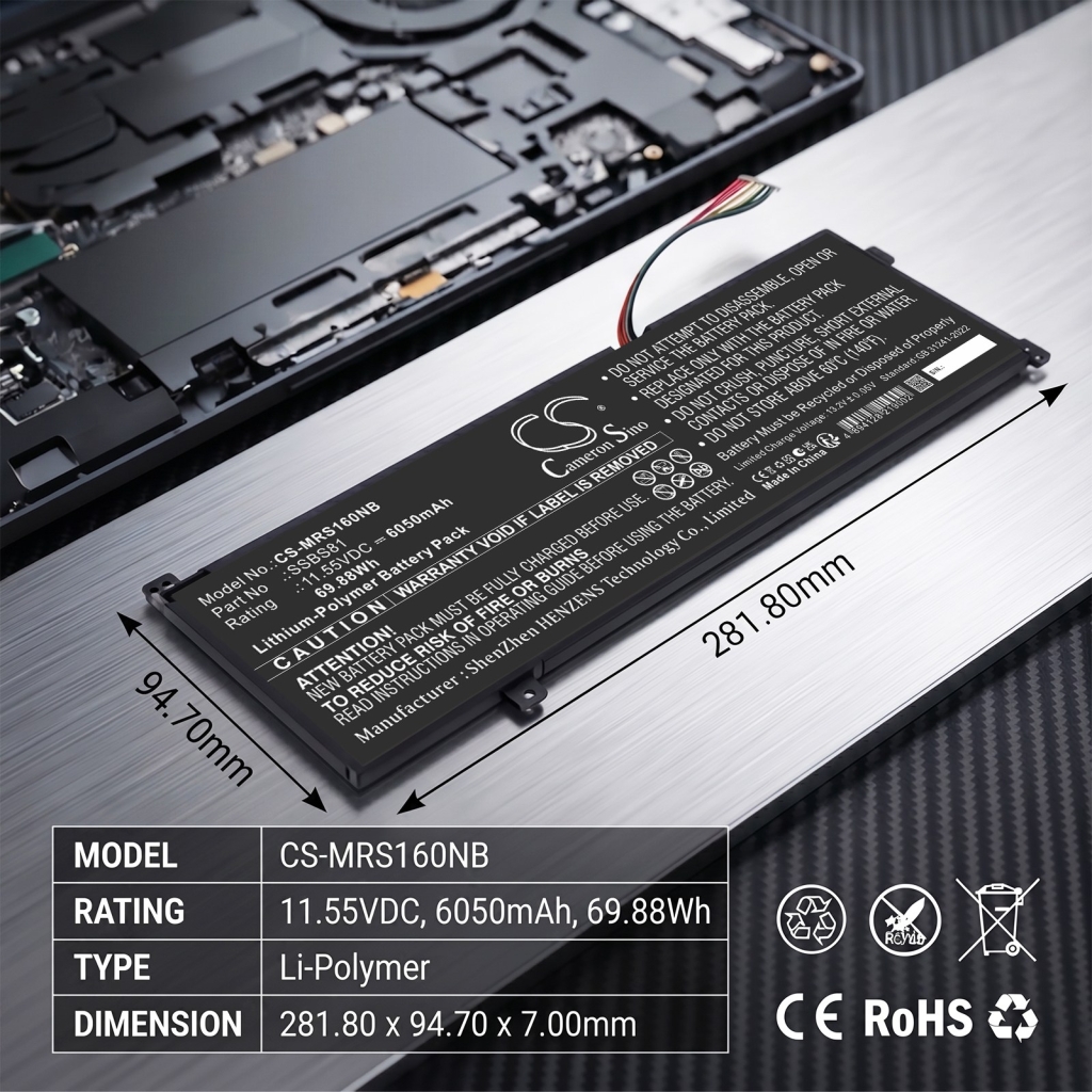 Batterie pour Mechrevo Code 10