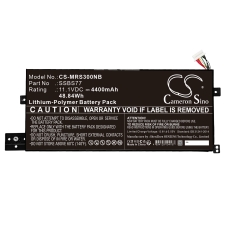 Compatibele batterijvervanging voor Mechrevo SSBS77