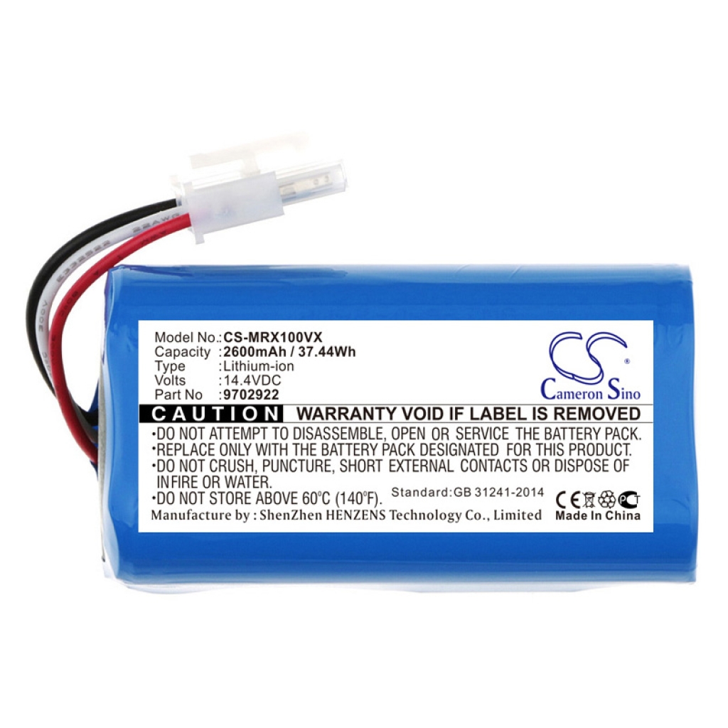 Remplacement de batterie compatible pour Miele 9702922