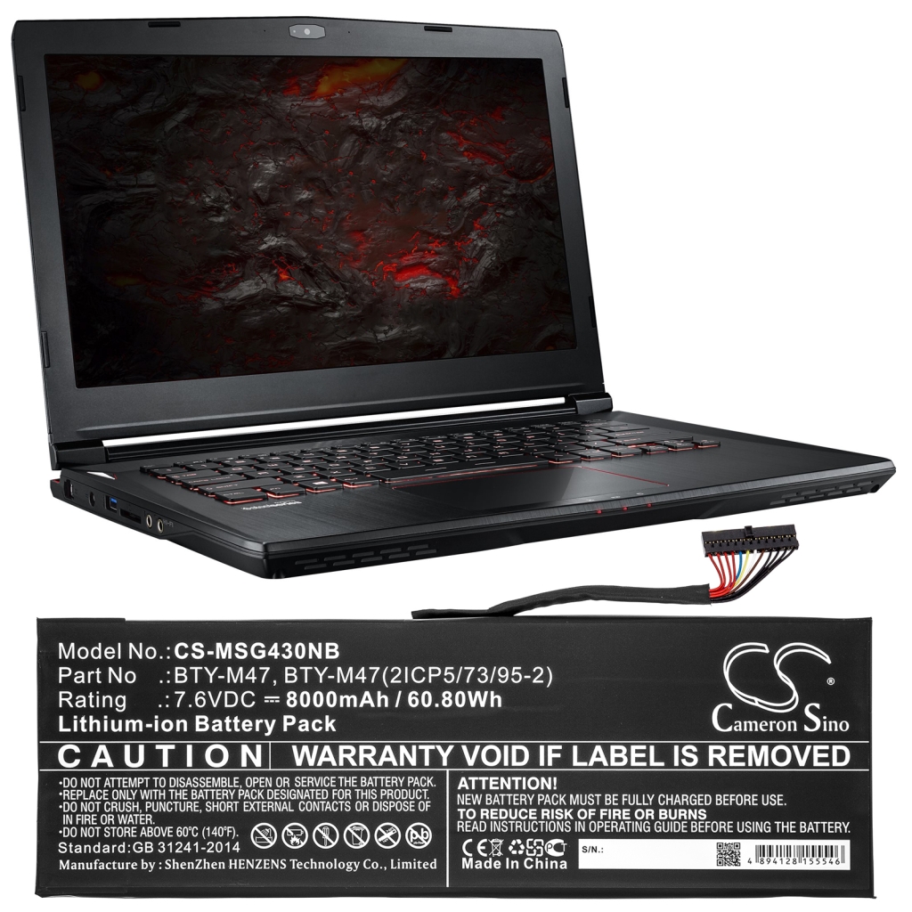 MSI GS43VR 6RE16H21