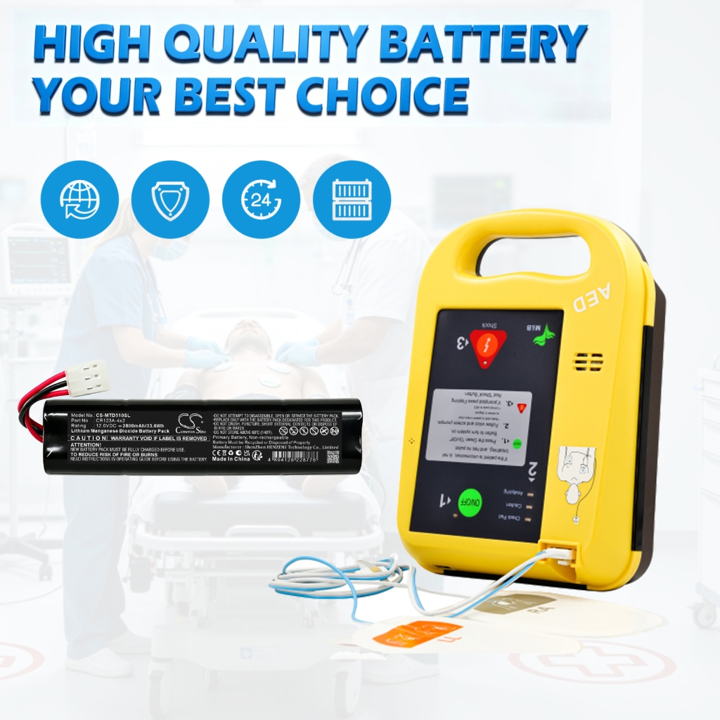 Batterij compatibel met Meditech CS-MTD510SL