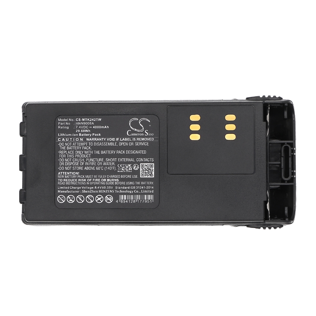 Batterij compatibel met Motorola CS-MTK242TW