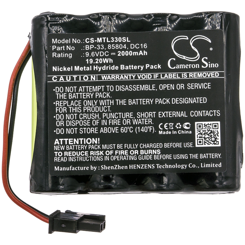 Batterij Vervangt DC16