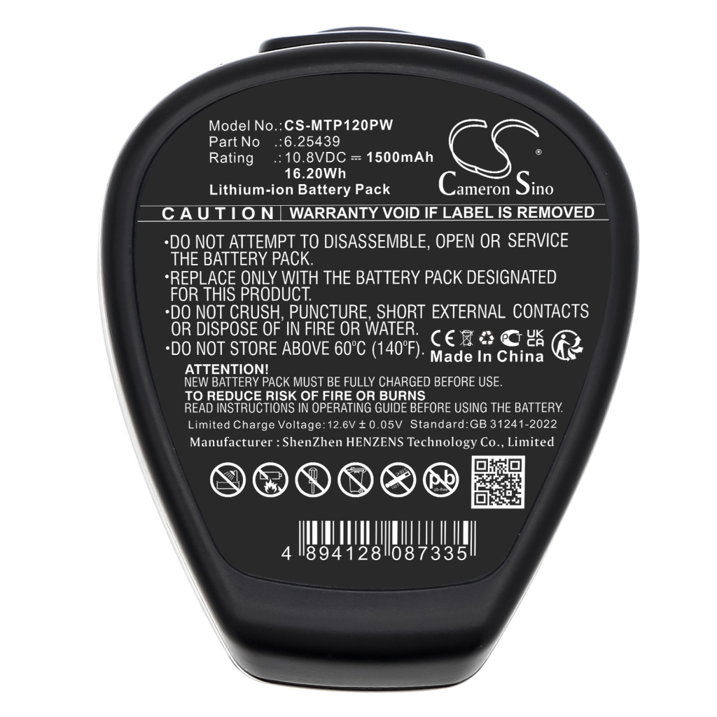 Batterij industrieel Metabo CS-MTP120PW