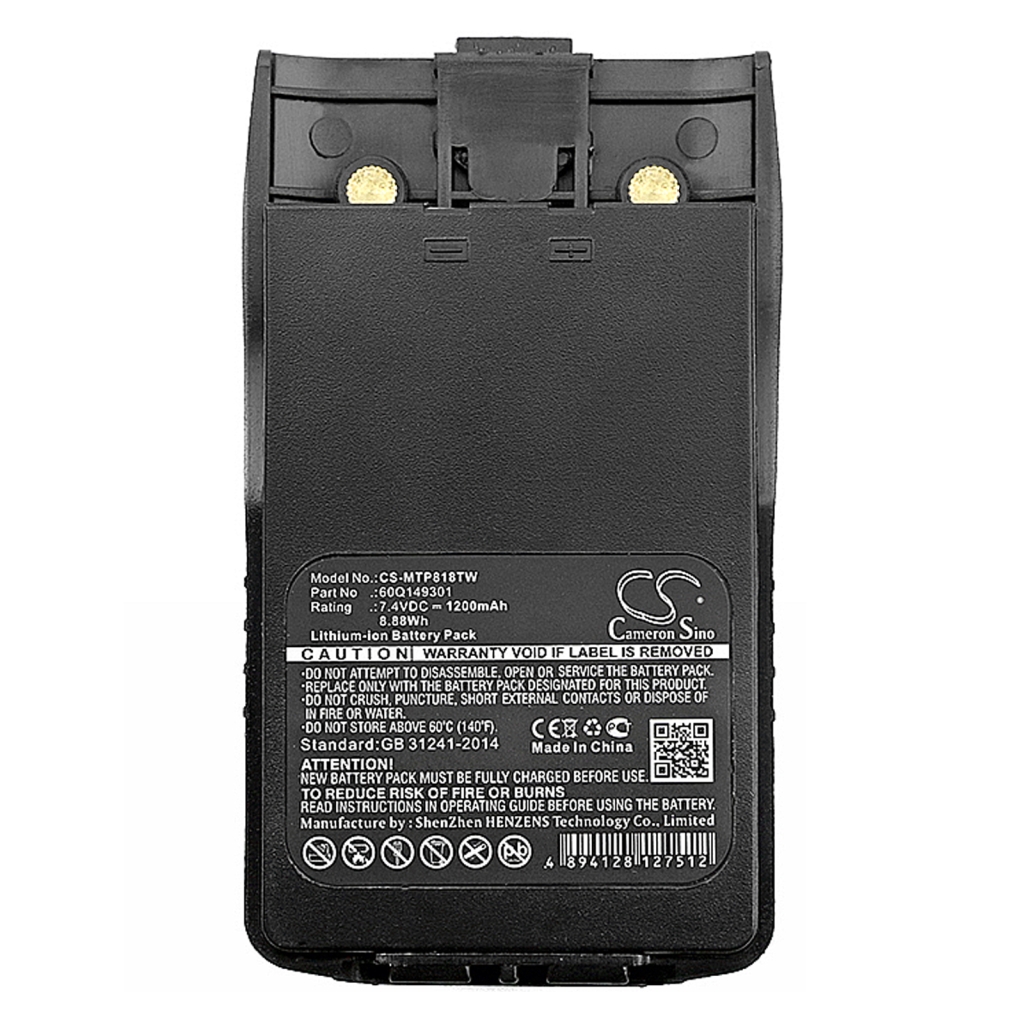 Batterij Vervangt 60Q149301