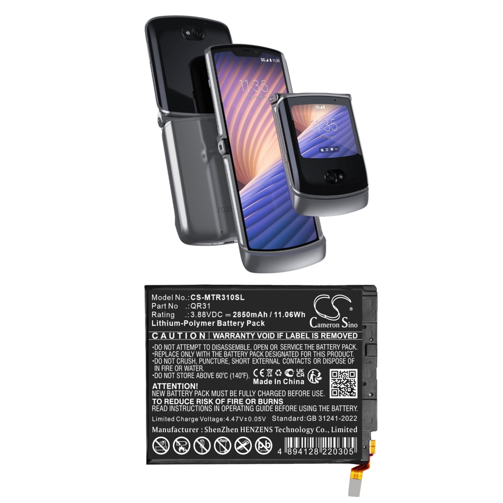 Batterij Vervangt QR31