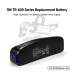 Batterij compatibel met 3m CS-MTR600SL