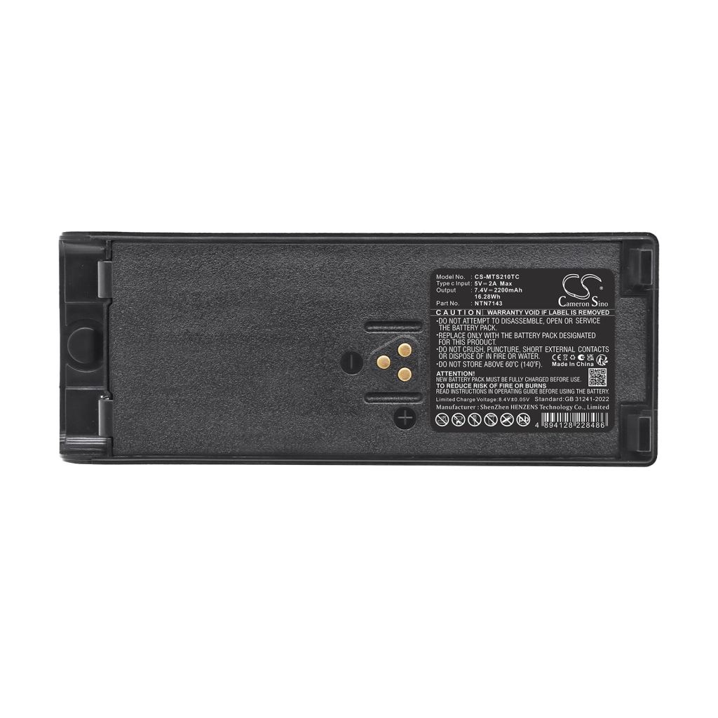 Batterij compatibel met Motorola CS-MTS210TC