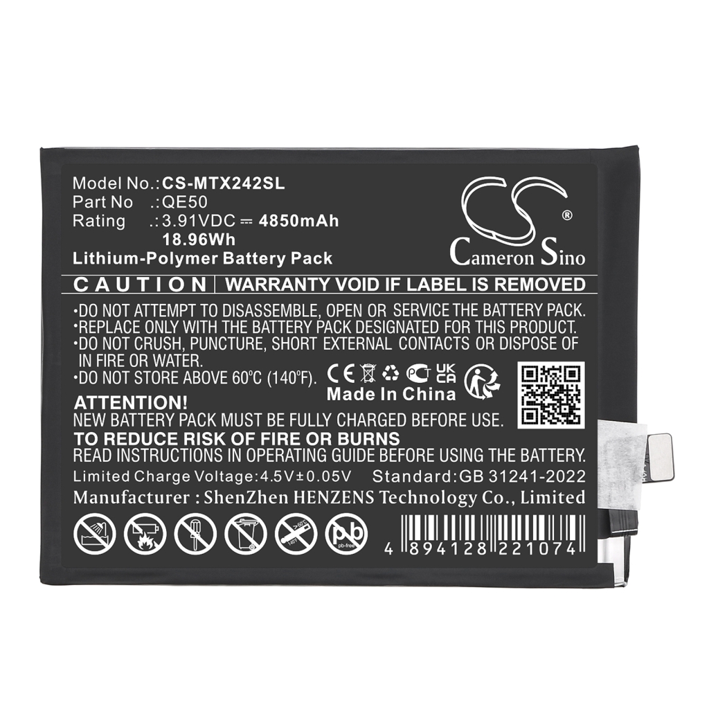 Mobile Phone Battery Motorola CS-MTX242SL