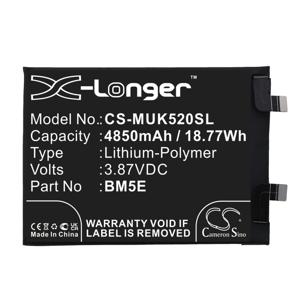 Batterij Vervangt BM5E