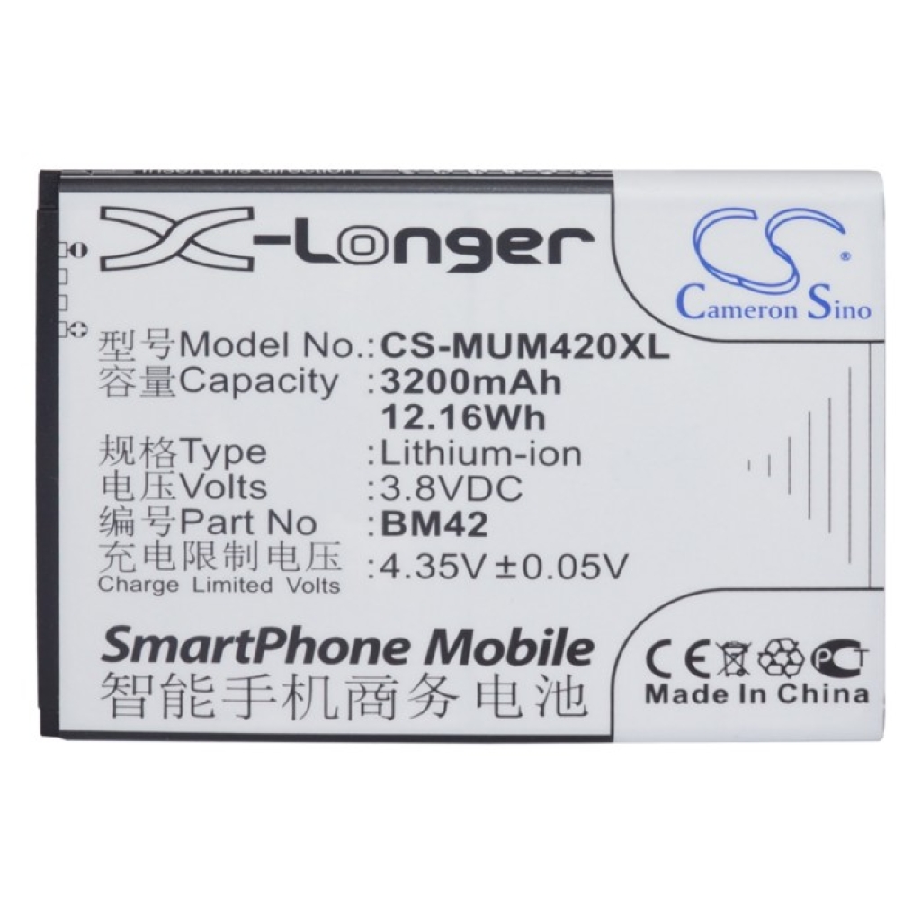 Compatibele batterijvervanging voor Xiaomi BM42