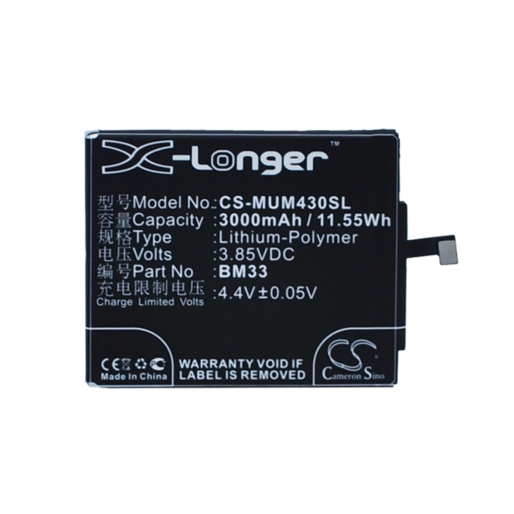 Batterij Vervangt BM33