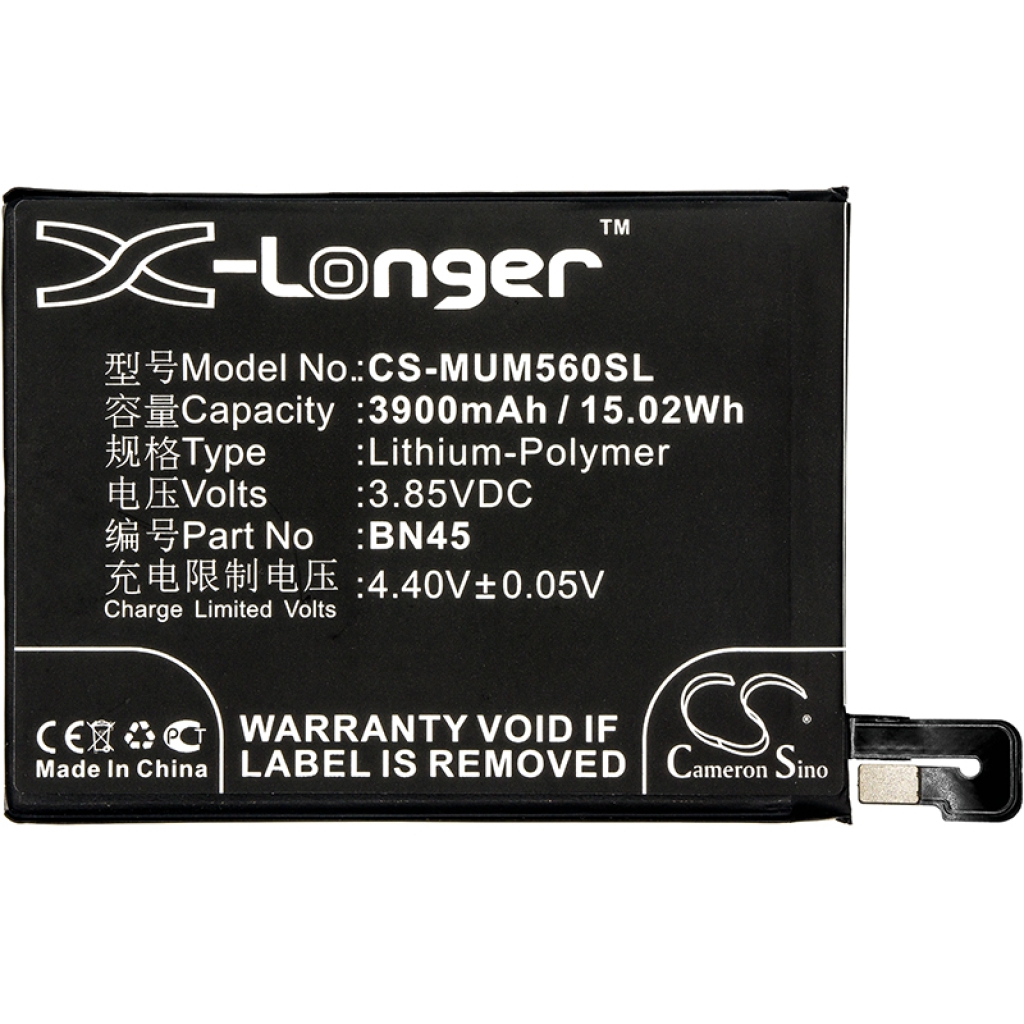 Batterij Vervangt BN45
