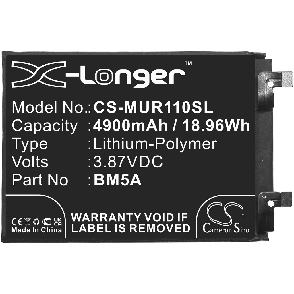 Batterij Vervangt BM5A