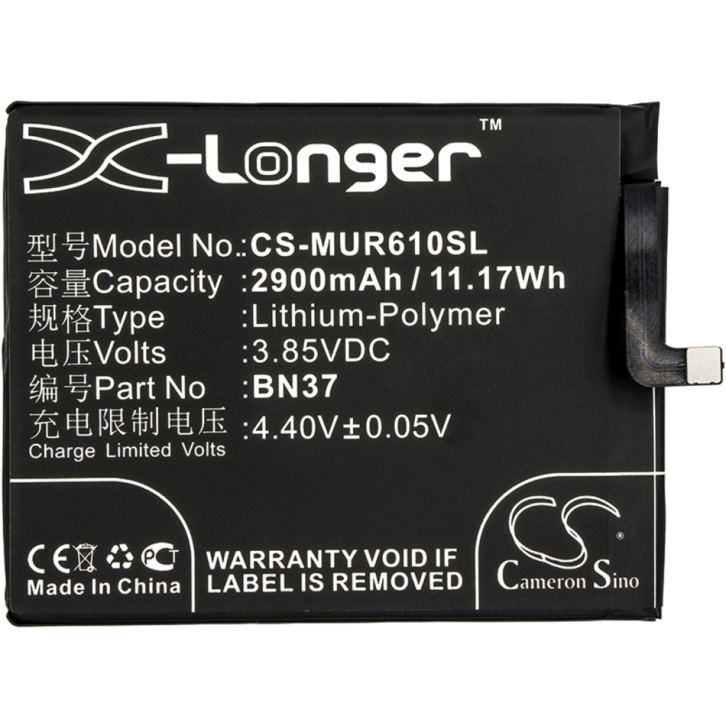 Batterij Vervangt BN37