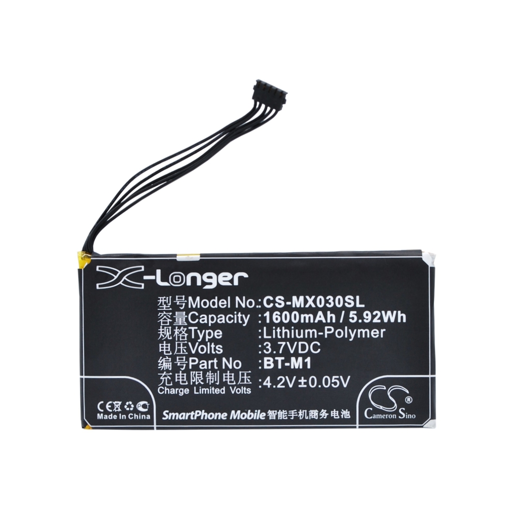 Batterij compatibel met MeiZu CS-MX030SL