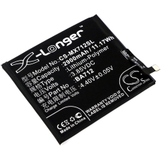 Remplacement de batterie compatible pour Meilan BA712