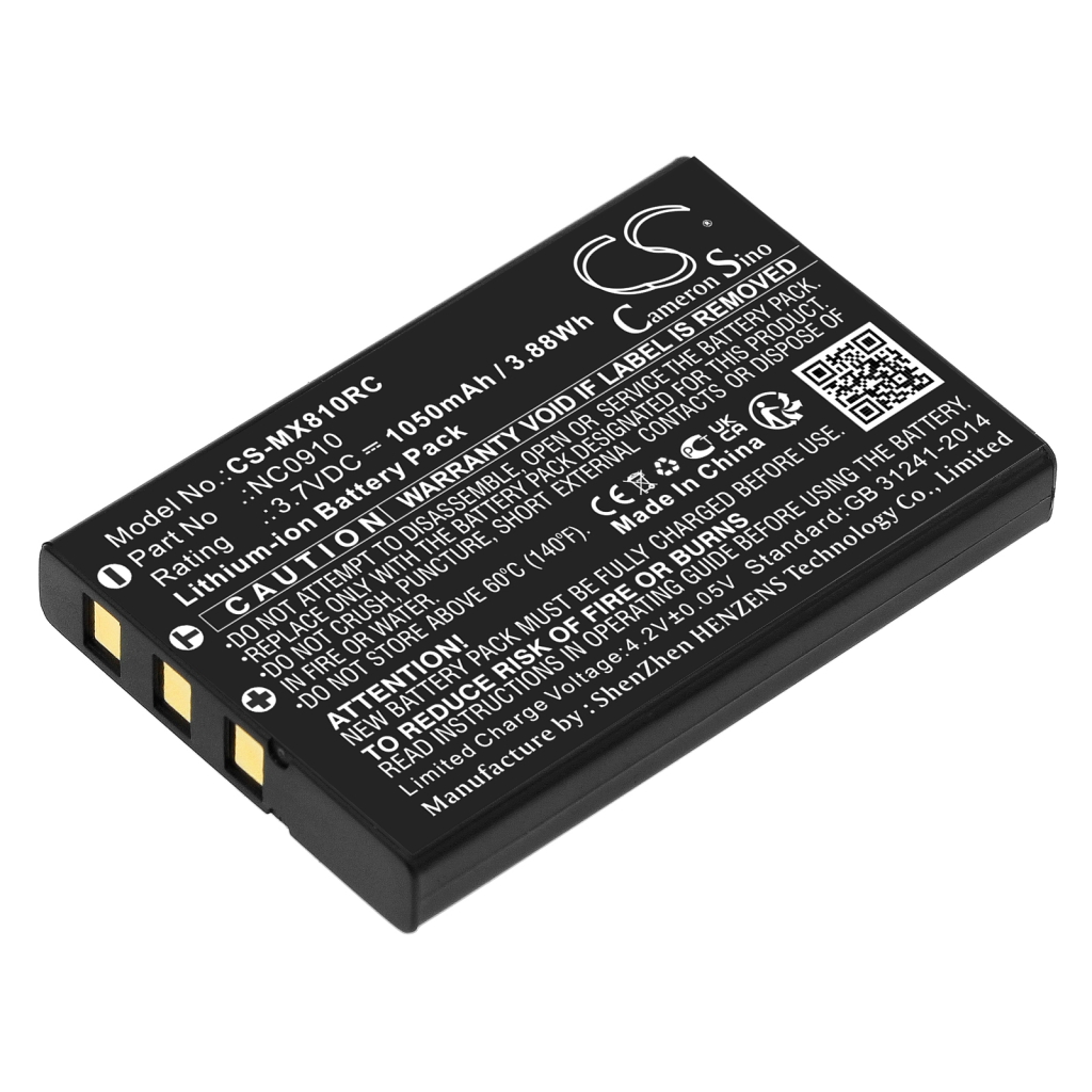 Batterij voor afstandsbediening Urc CS-MX810RC