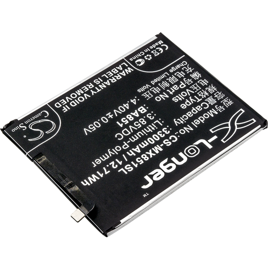 Batterijen compatibel met MeiZu E3 E3 Dual SIM CS-MX851SL