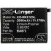 Remplacement de batterie compatible pour MeiZu BA872